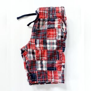 Plaid Patchwork Shorts Gymboree size 10 Red White and Blue Patriotic 4th of July